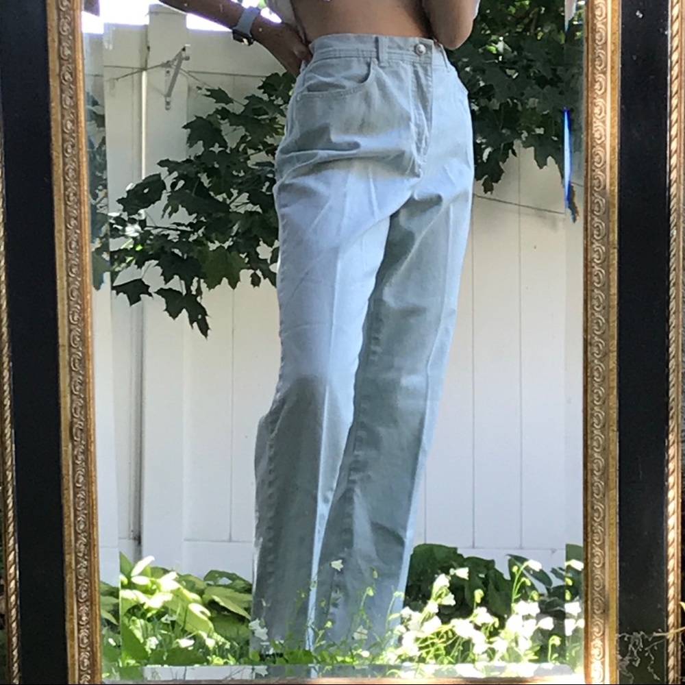 Gloria Vanderbilt Pale Baby Blue Amanda Pants